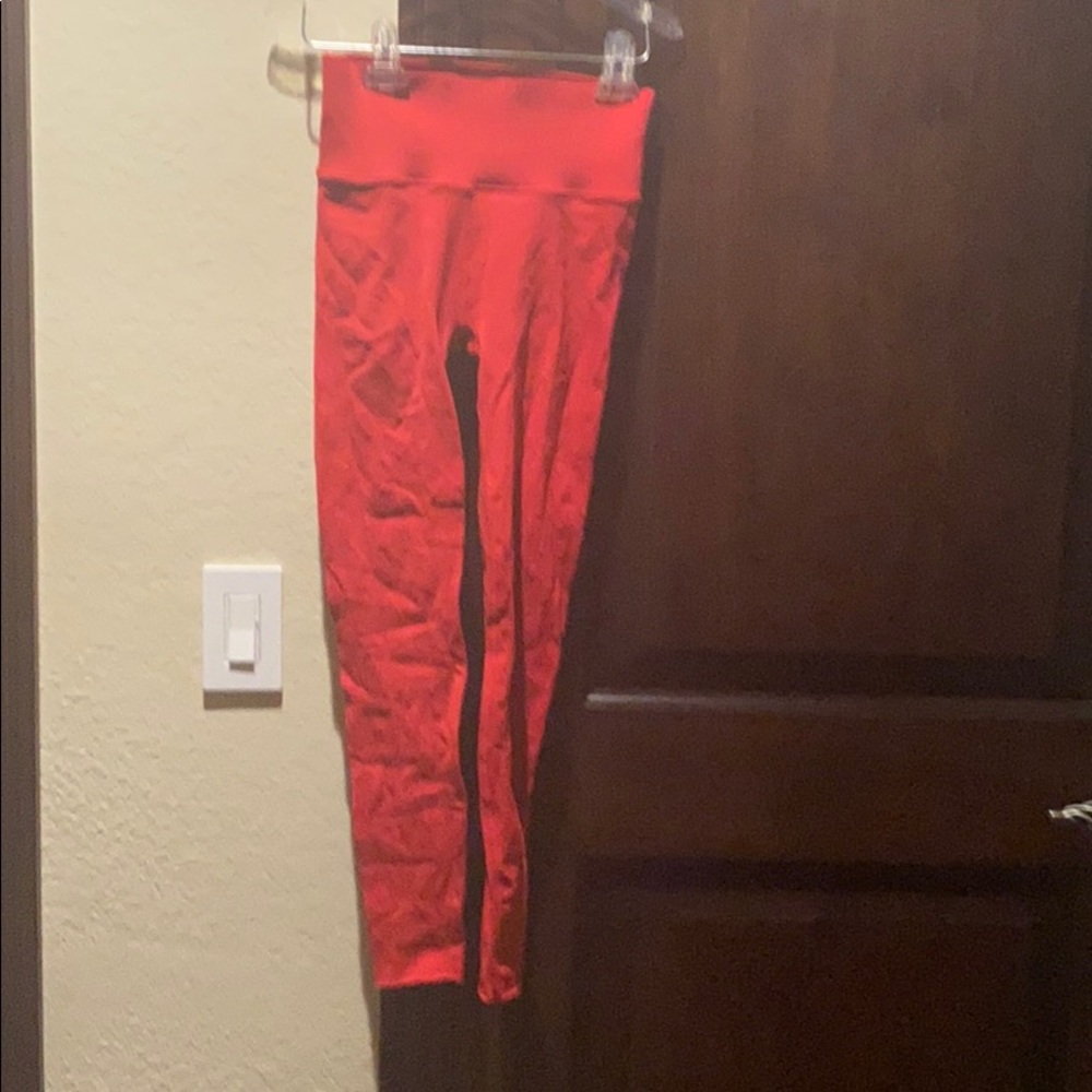 Fabletics Compression Red Leggings Size Small - image 1